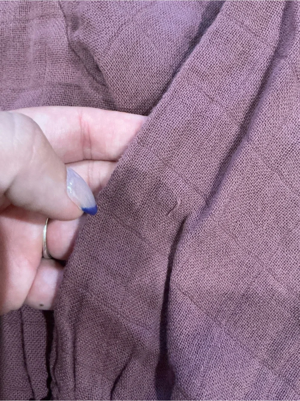 City Mouse Size 4Y Mauve Smocked Long-Sleeve Dress